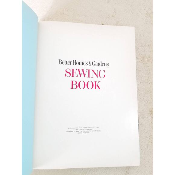 Sewing Book Better Homes & Gardens Hardcover 1961 USA Sixth Printing Vintage - Picture 8 of 15